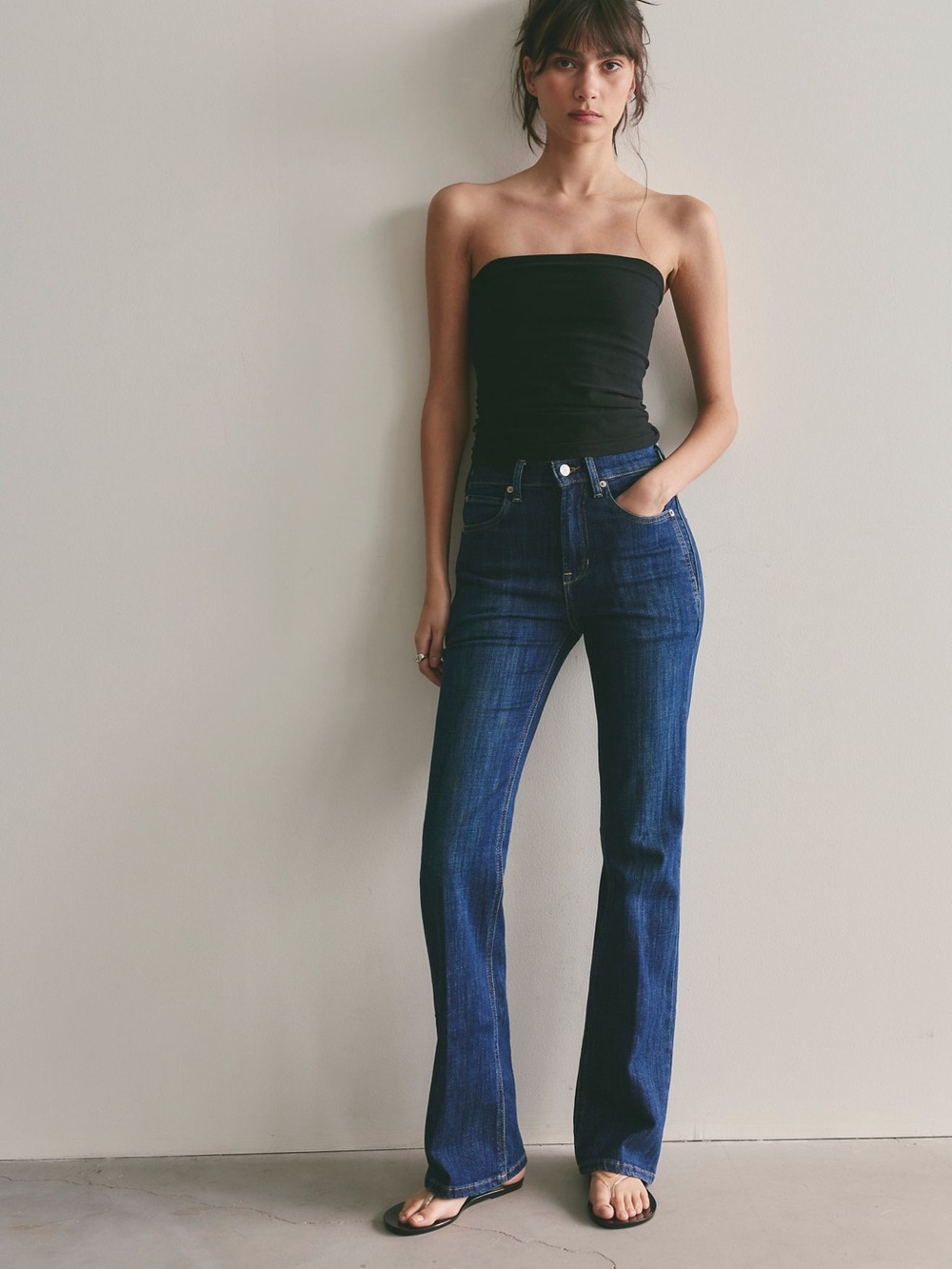 We The Free Double Knot Straight Leg Boot Cut Jeans